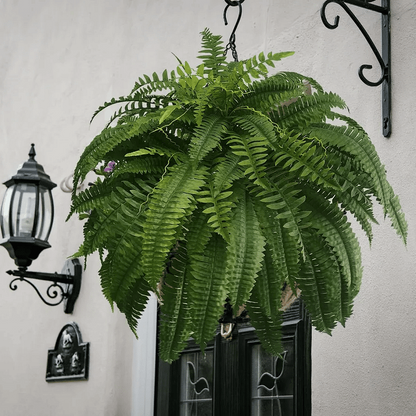 UV-Resistant Lifelike Artificial Boston Fern – Perfect for Outdoor Décor