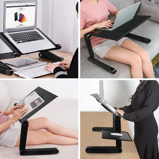 360° Ergonomic Laptop Stand – Adjustable & Portable FlexStand