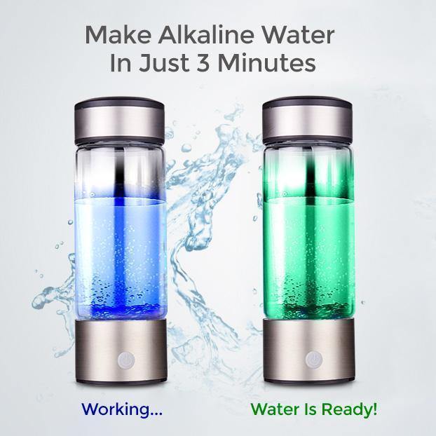 Portable Hydrogen Water Bottle | Alkaline Generator & Ionizer