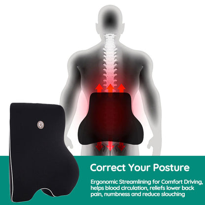 Ergonomic Lumbar Support Cushion Pillow