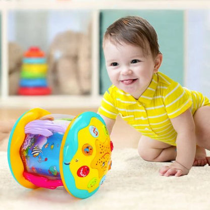 TwinkleDrum – Sensory Baby Drum Toy with Lights & Music | 0–3 Years