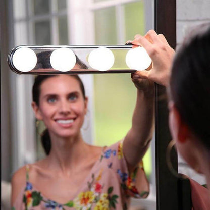 BrightFix | Suction Cup LED Mirror Light – Portable Makeup Vanity Light for Bathroom & Travel