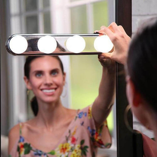 BrightFix | Suction Cup LED Mirror Light – Portable Makeup Vanity Light for Bathroom & Travel