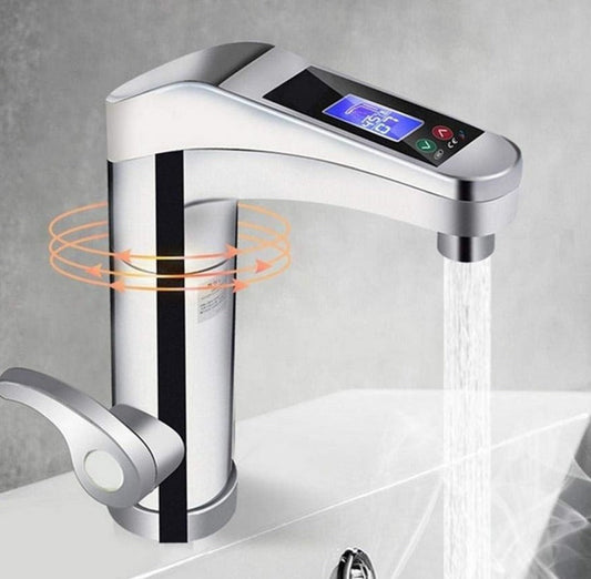 Electric Instant Hot Water Tap with Built-In Heater & LED Temperature Display – Kitchen & Bathroom