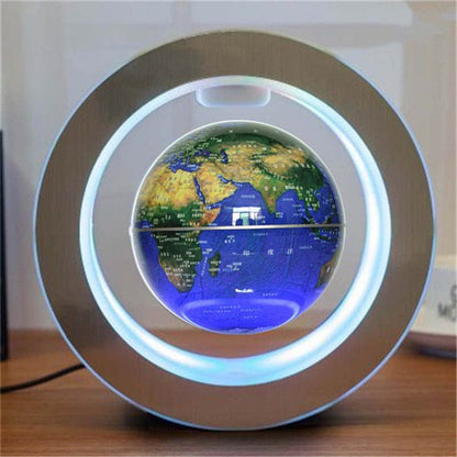 Levitating LED Globe – Magnetic Floating World Map with Light-Up Frame | Modern Decor & Unique Gift Idea