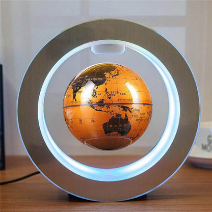 Levitating LED Globe – Magnetic Floating World Map with Light-Up Frame | Modern Decor & Unique Gift Idea