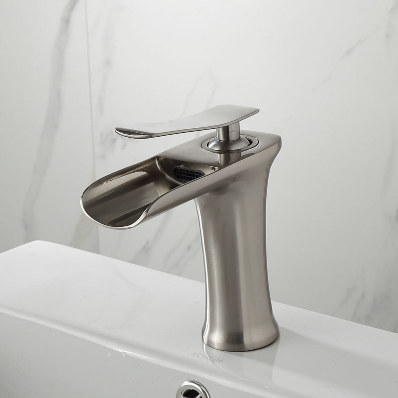 Modern Waterfall Bathroom Tap – Stylish Design & Elegant Water Flow