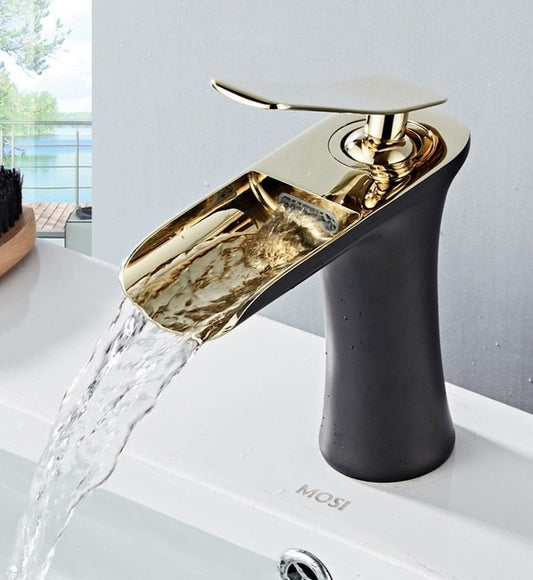 Modern Waterfall Bathroom Tap – Stylish Design & Elegant Water Flow