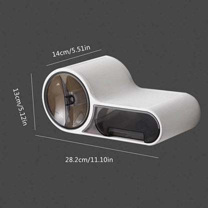 Wall-Mounted Toilet Paper Holder – Modern Bathroom Tissue Dispenser