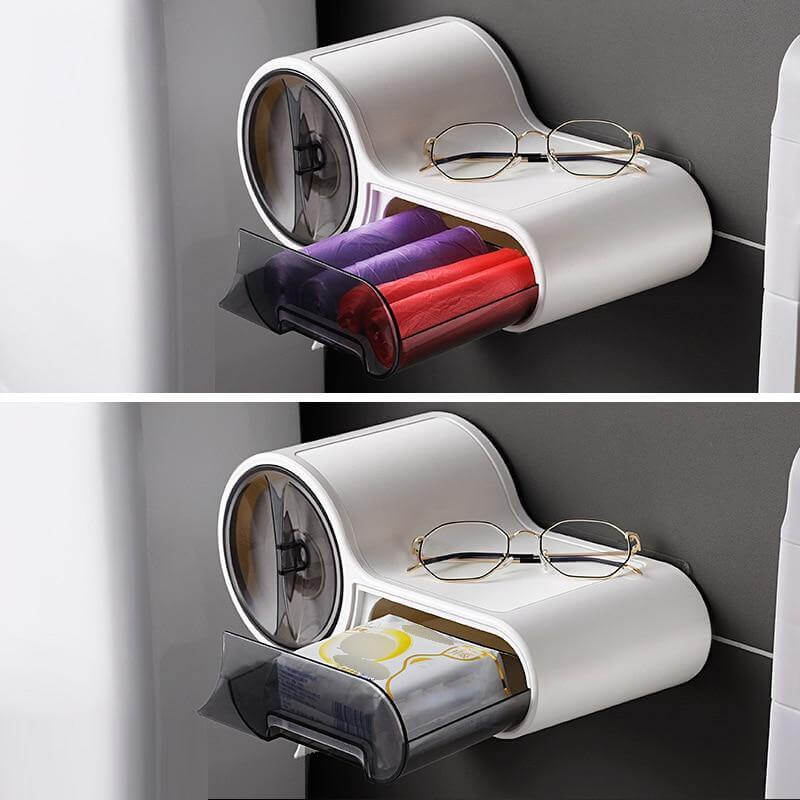 Wall-Mounted Toilet Paper Holder – Modern Bathroom Tissue Dispenser