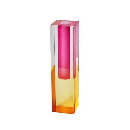 Crystalix | Modern Acrylic Prism Vase – Sleek Geometric Design for Contemporary Floral & Interior Decor