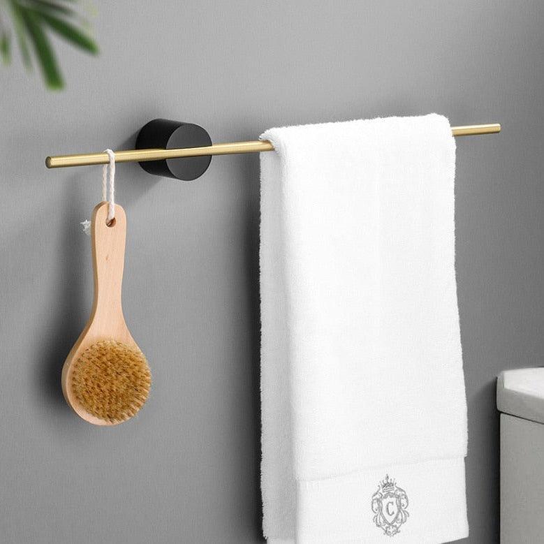Modern Metal Towel Rack – Wall-Mounted, Rustproof & Space-Saving Bathroom Holder