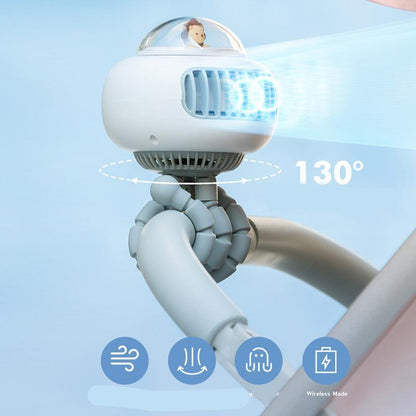 Stroller Fan | Portable Baby Fan with Rechargeable Battery & Adjustable Clip