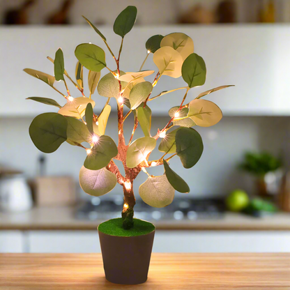 LED Tree Branch Lamp – Warm White Decorative USB Night Light for Bedroom or Living Room