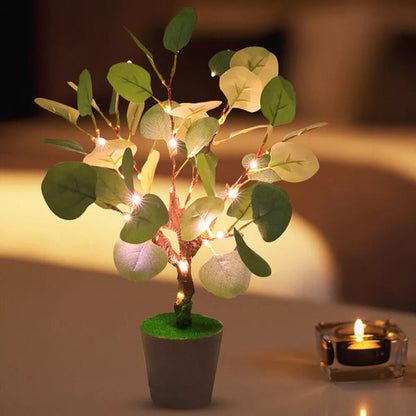 LED Tree Branch Lamp – Warm White Decorative USB Night Light for Bedroom or Living Room