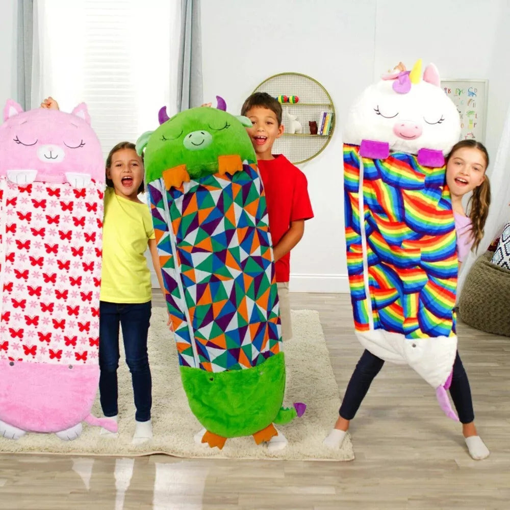 SnugglePals Kids Animal Sleeping Bag – Soft, Cosy & Fun Sleep Sack for Boys and Girls