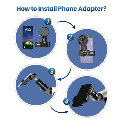Professional 210X Telescope with Star Tracking App – Beginner-Friendly Astronomical Refractor
