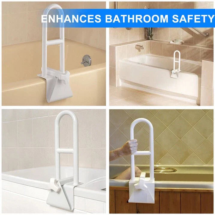 Bathtub Safety Grab Bar for Seniors & Mobility Support – No Drill, Secure Bathroom Handle
