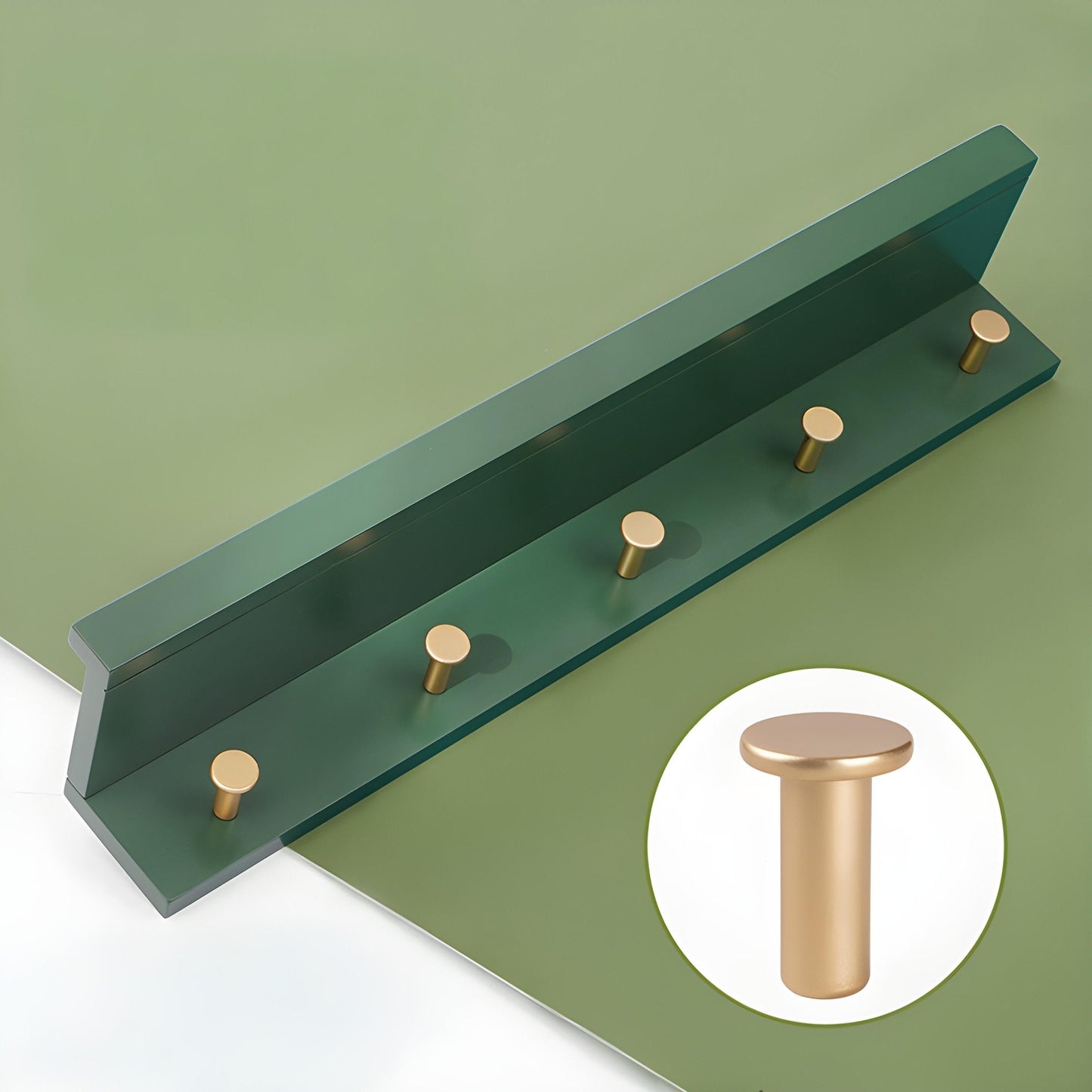 Smash Wall Shelf with Hooks – Multifunctional Wooden Storage Rack for Any Room