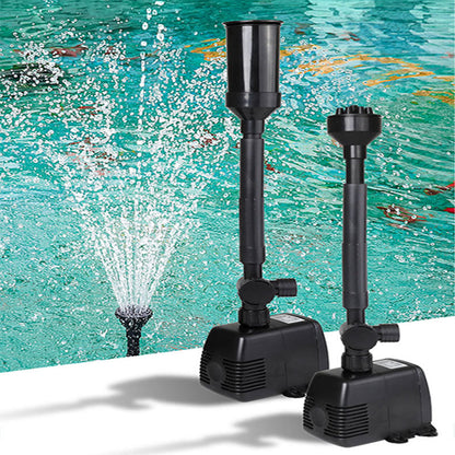 AquaFountain Outdoor Water Fountain Pump – Adjustable Flow with Nozzles & Built-In Filter for Garden Serenity