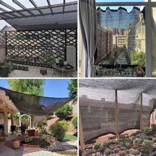 SunBlocker UV Shade Net – Outdoor Sun Protection Canopy for Gardens, Patios & Camping