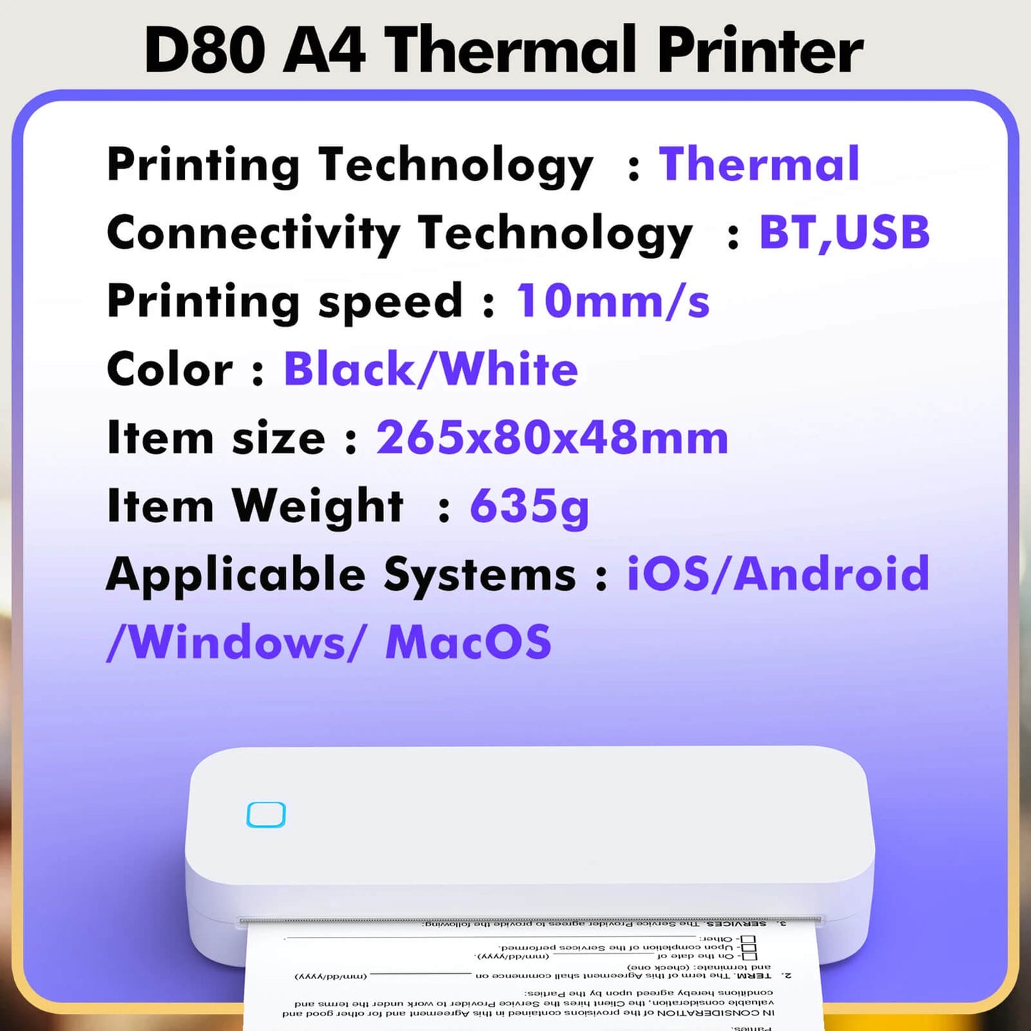 Thermal Printer TX500