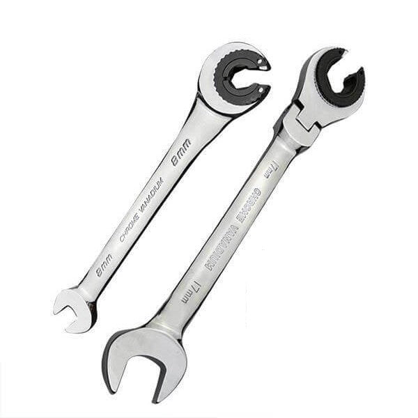 FlexRatchet – Adjustable Pipe Ratchet Wrench for Tight Spaces