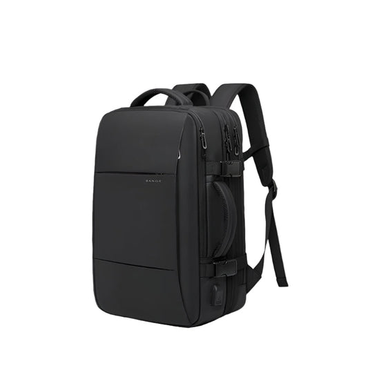 URBANFORM Business Backpack – Expandable, Waterproof, USB Charging Port & 17.3" Laptop Compartment