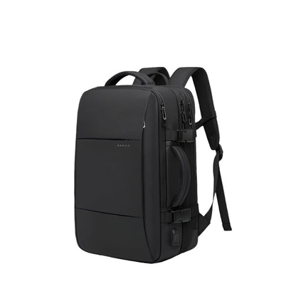URBANFORM Business Backpack – Expandable, Waterproof, USB Charging Port & 17.3" Laptop Compartment