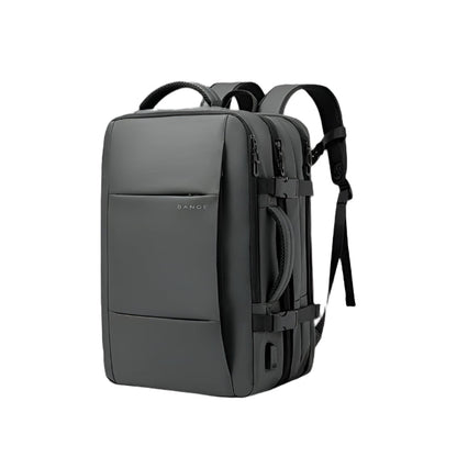 URBANFORM Business Backpack – Expandable, Waterproof, USB Charging Port & 17.3" Laptop Compartment