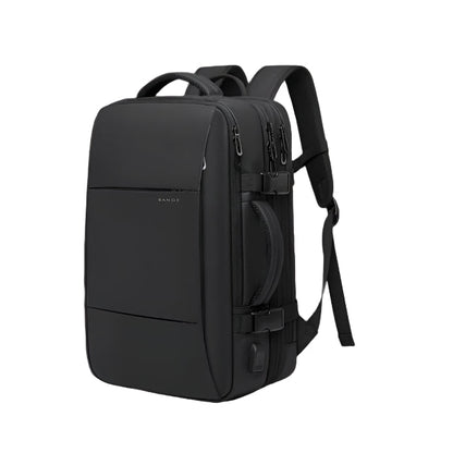 URBANFORM Business Backpack – Expandable, Waterproof, USB Charging Port & 17.3" Laptop Compartment
