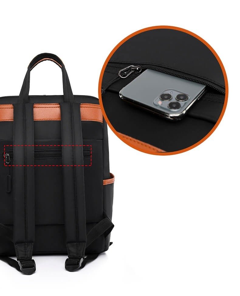 Valerian Anti-Theft Travel Backpack – Water-Resistant Lightweight Rucksack with Hidden Zippers