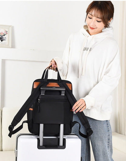 Valerian Anti-Theft Travel Backpack – Water-Resistant Lightweight Rucksack with Hidden Zippers