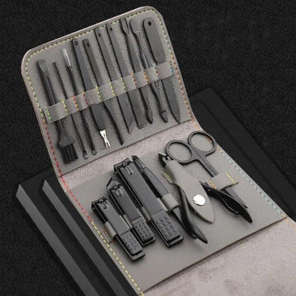 14-Piece Premium Nail Care Set – Complete Manicure & Pedicure Kit with Storage Case