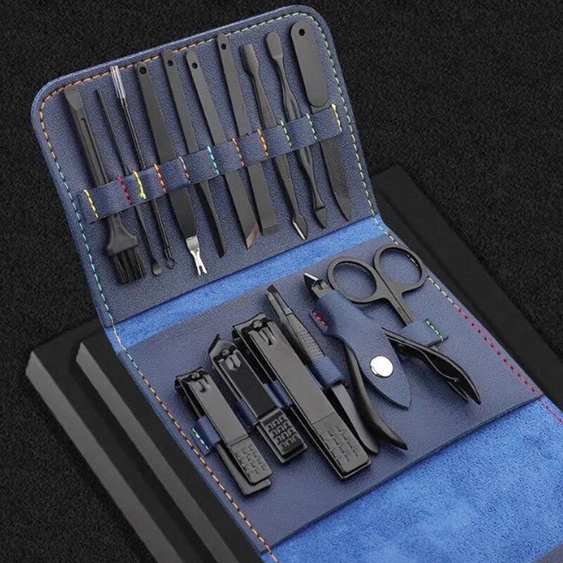 14-Piece Premium Nail Care Set – Complete Manicure & Pedicure Kit with Storage Case