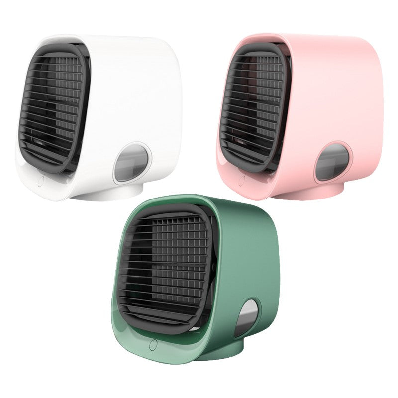 2-in-1 Air Cooler & Humidifier – USB-Powered Mini Air Conditioner for Home & Office