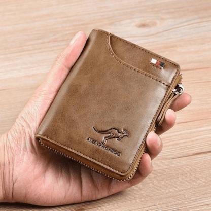 WalletPro – Men’s Genuine Leather RFID Anti-Theft Wallet