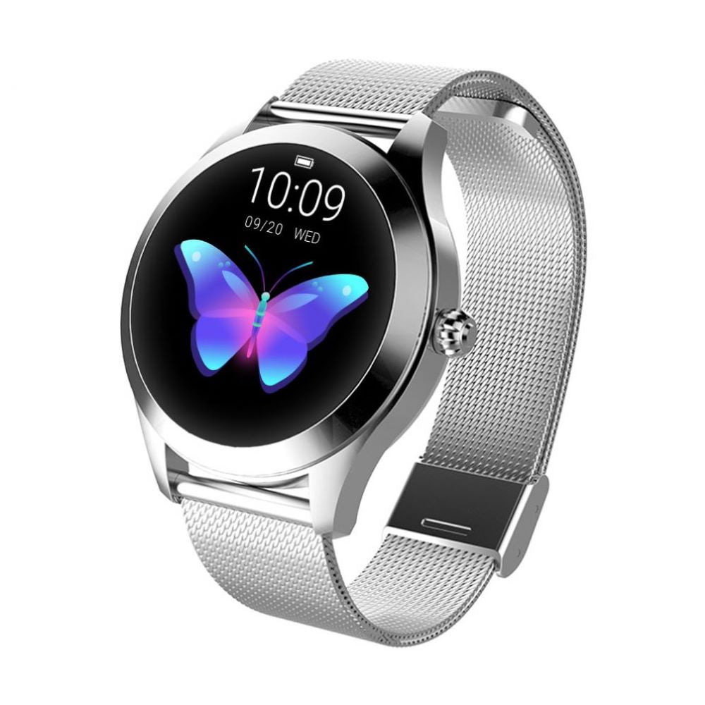 Smart Gold Women’s Smartwatch – Elegant Stainless Steel Design with Activity Tracking & Notifications