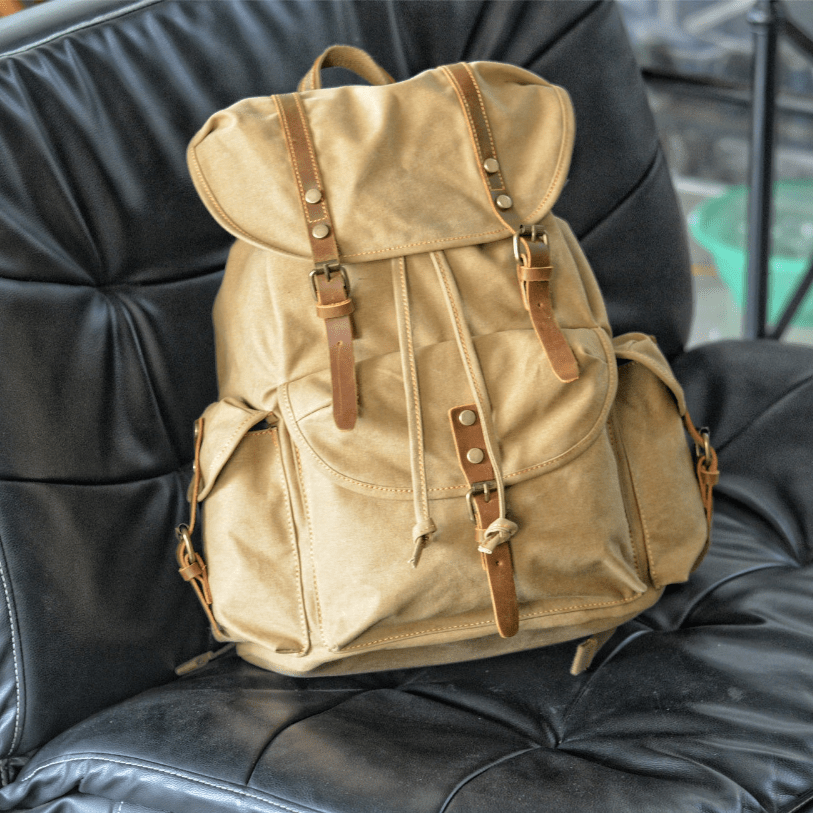WessPack –  Military Canvas Backpack Rugged & Reliable Rucksack