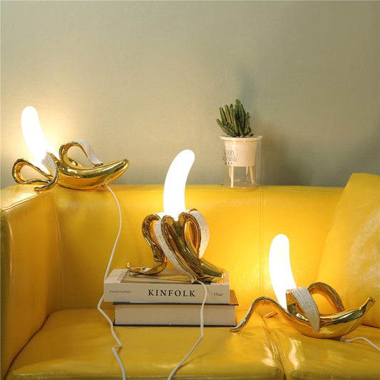LuminousPeel | Quirky Banana Table Lamp – Playful LED Home Decor Accent