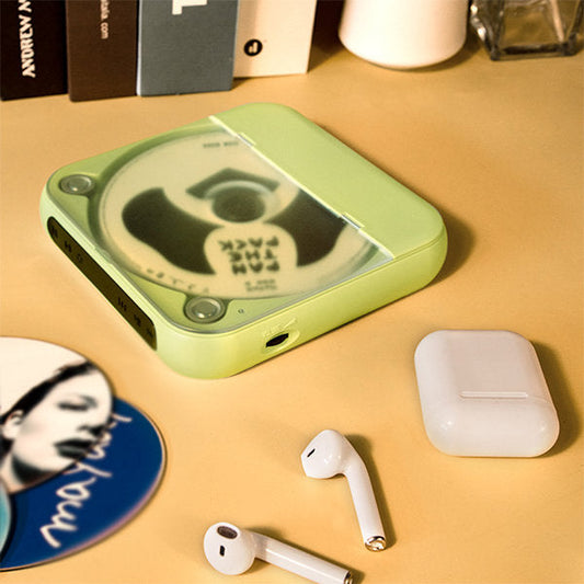 PortaTune – Portable CD Player with Rechargeable Battery & AUX Input for On-the-Go Listening